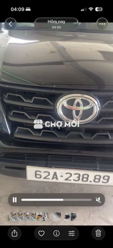 Toyota Fortuner 2021 Số sàn Đen