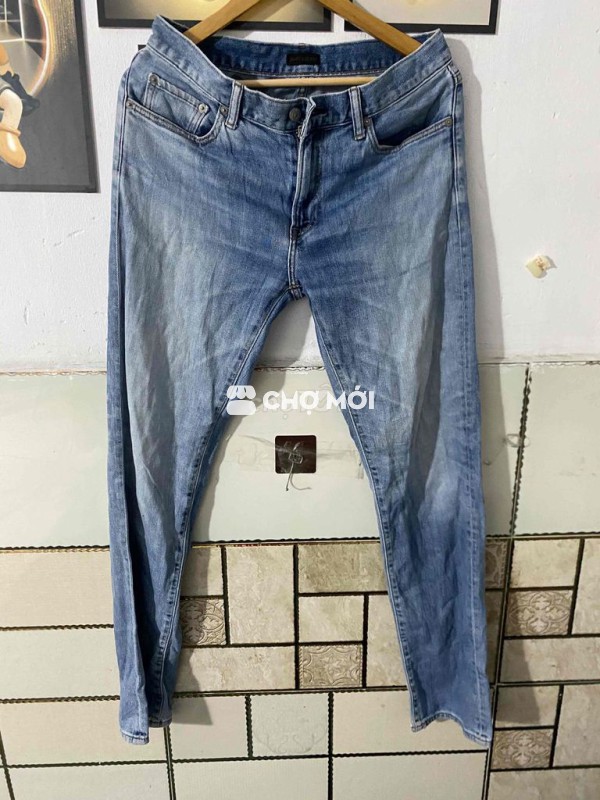 Quần jean nam Uniqlo 2hand,eo 84