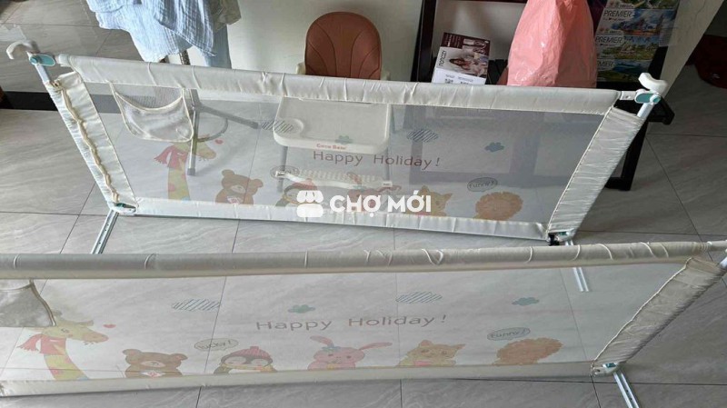 Thanh chắn giường trẻ em Vải lưới