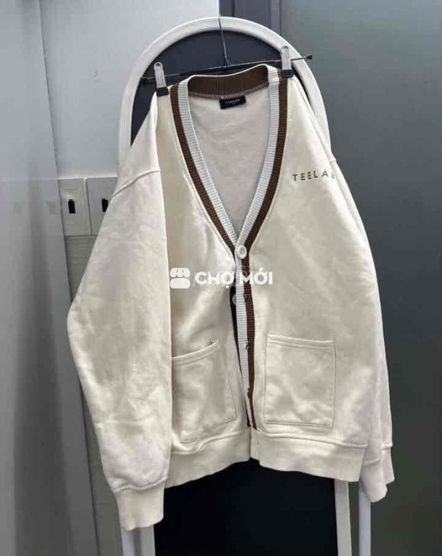 Áo khoác cardigan vải nỉ Unisex