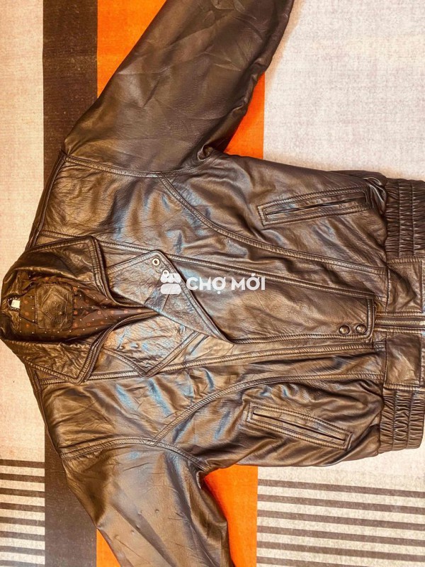 Áo khoác da nam da cừu xịn Hàng xuất Châu Âu