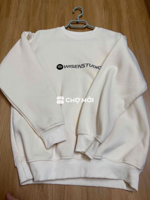 Áo sweater WISEN Nỉ bông Unisex
