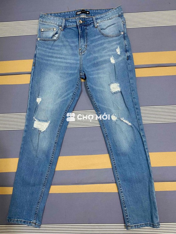 Quần jean nam Zara Cotton 100% size 31