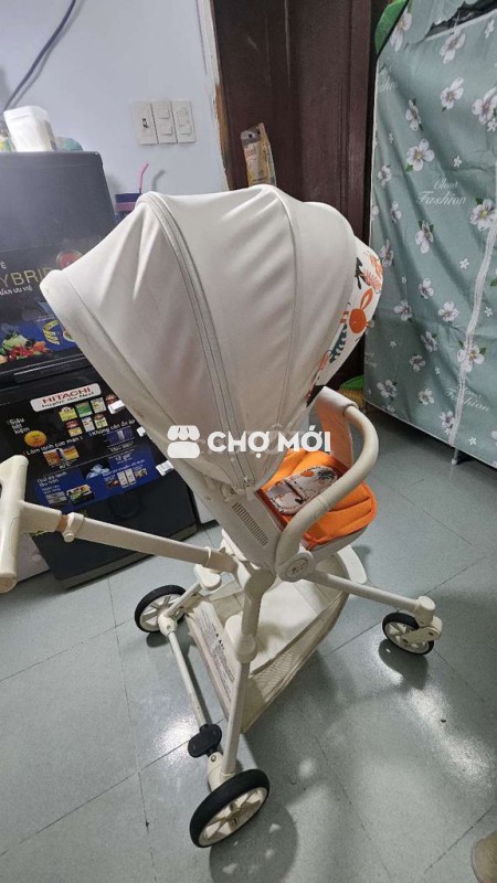 Xe đẩy Vingg Q7 Trắng cam