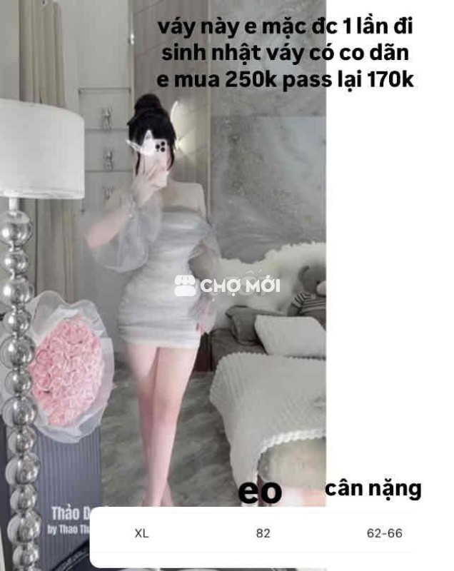 Váy nữ co giãn size XL
