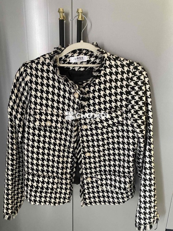 Áo khoác nữ vải tweed