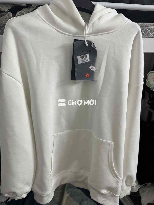 Áo hoodie NTVG Trắng size M