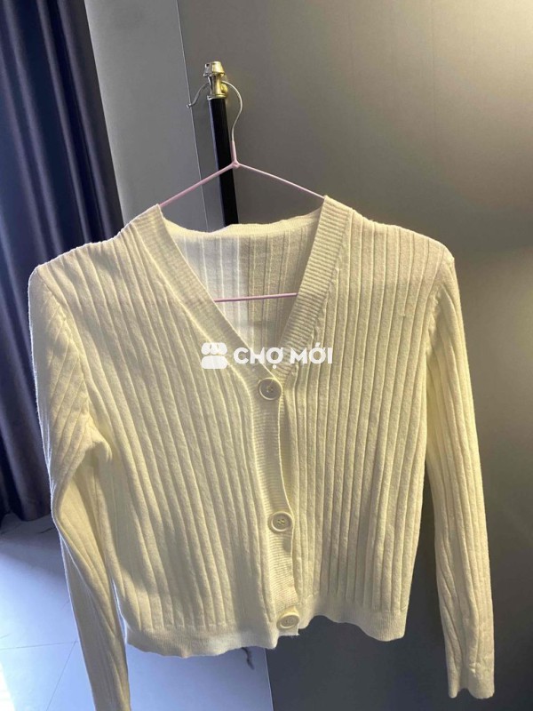 Áo khoác cardigan nữ len gân