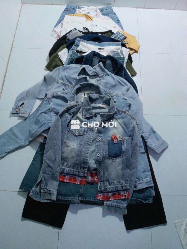 Quần áo nữ vải denim size S, M