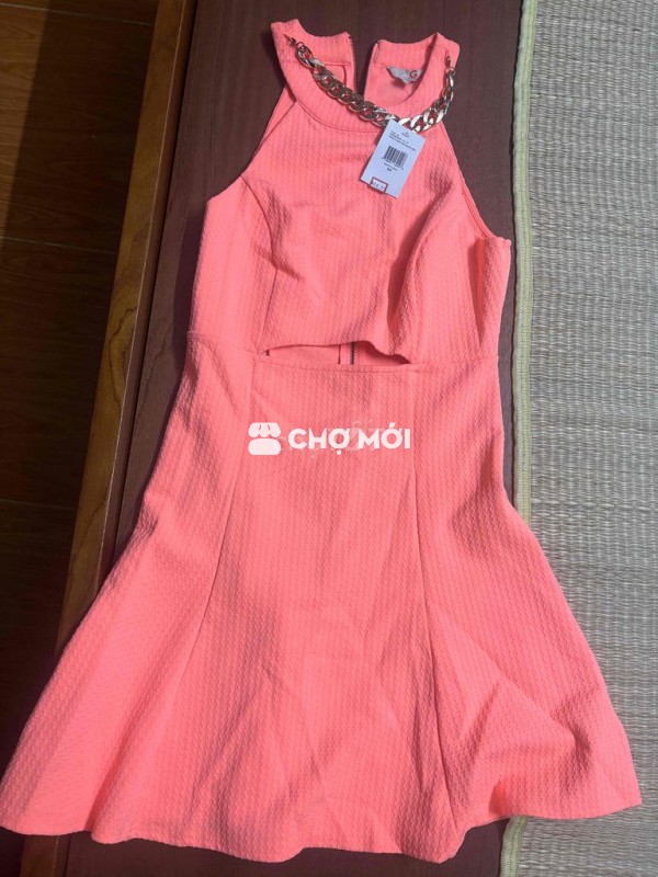 Đầm yếm nữ Guess Thun co giãn size S