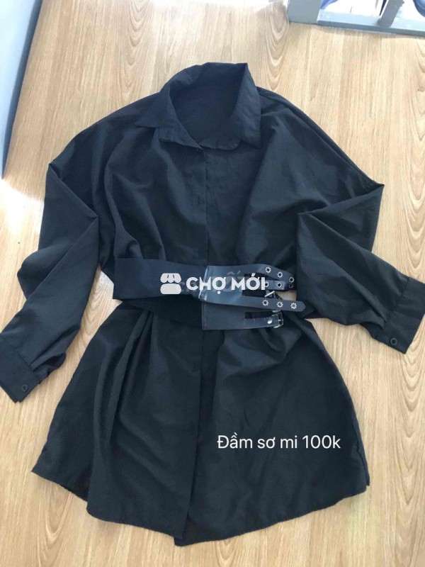Đầm sơ mi nữ cá tính dưới 55kg