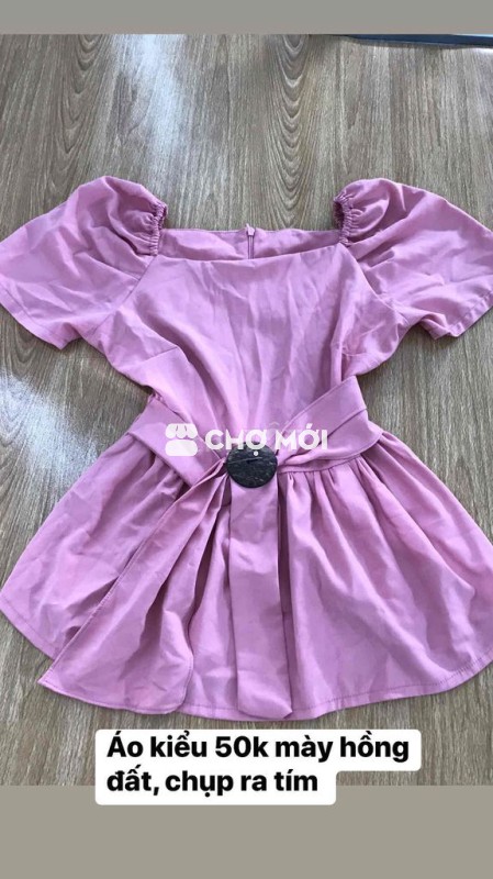 Áo kiểu nữ Hồng đất