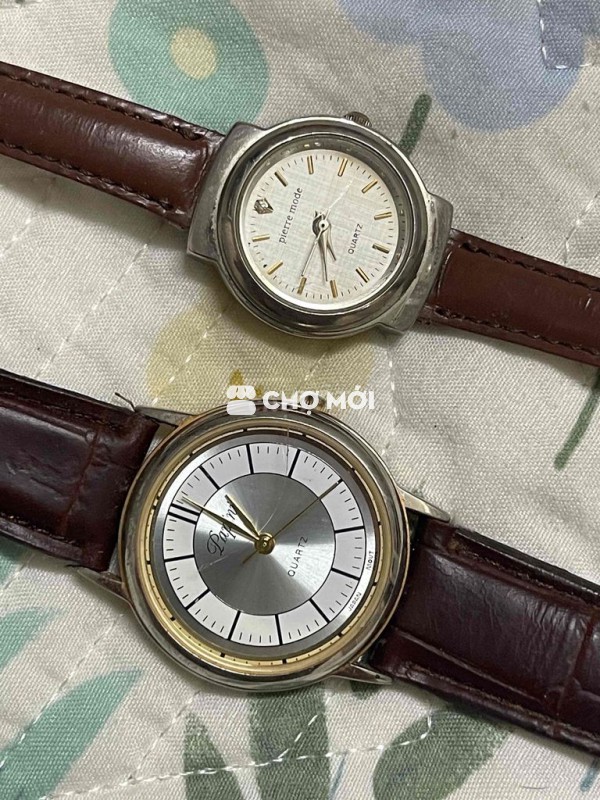 Đồng hồ đeo tay dây da Nâu đã dùng