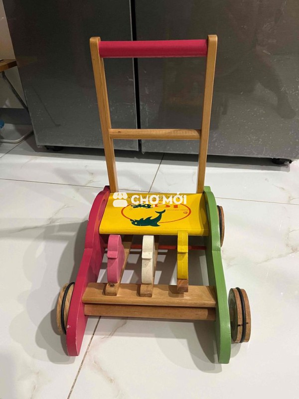 Xe tập đi gỗ nhiều màu