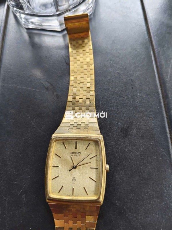 Đồng hồ Seiko Tank Nhật vàng