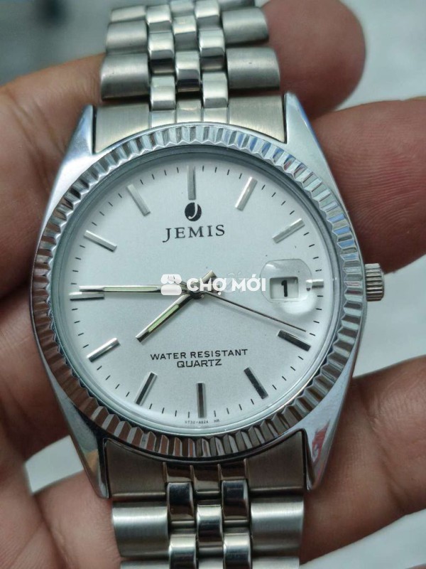 Đồng hồ Nhật, niềng khía, 36mm, 1 lịch, máy Nhật