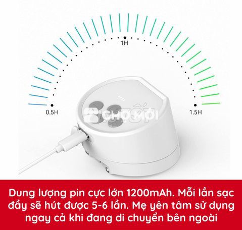 Máy hút sữa rảnh tay không dây Momcozy S12 Pro cũ