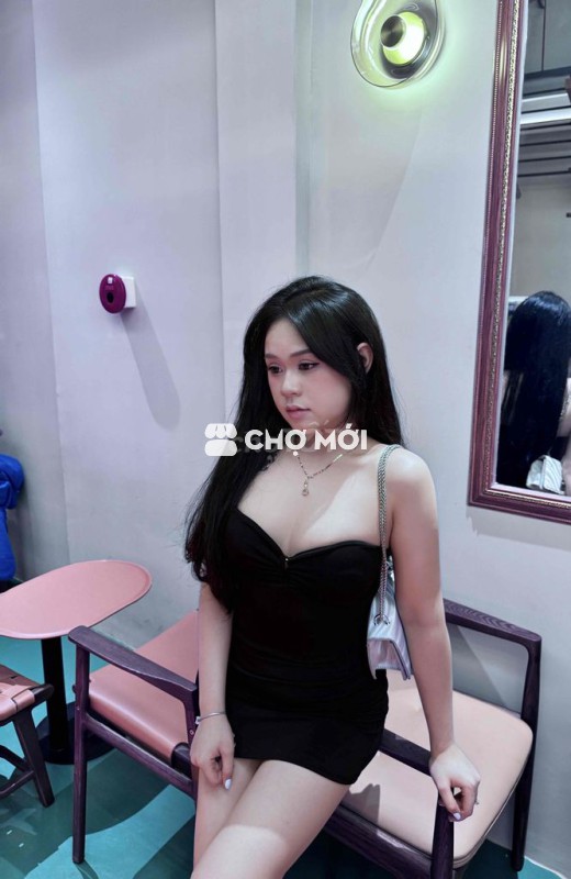 Váy body nữ cúp ngực vải Đen size M
