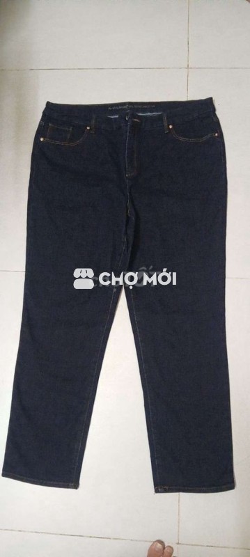 Quần jean nam xanh đậm size 33-34