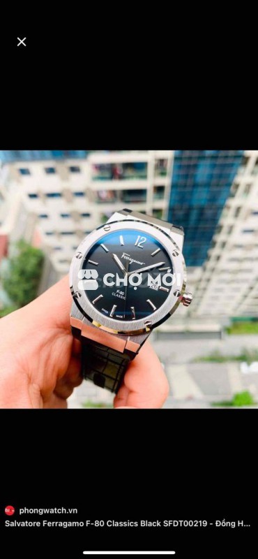 thanh lý đồng hồ Salvatore Ferragamo F-80 new lướt