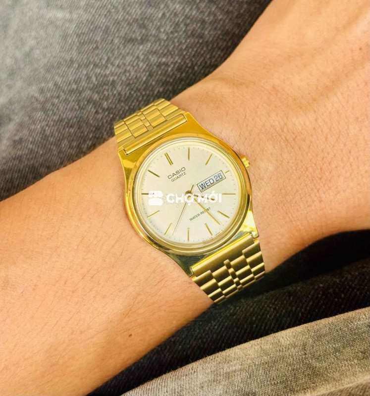 Đồng hồ Casio MQ-514 Vàng 35mm