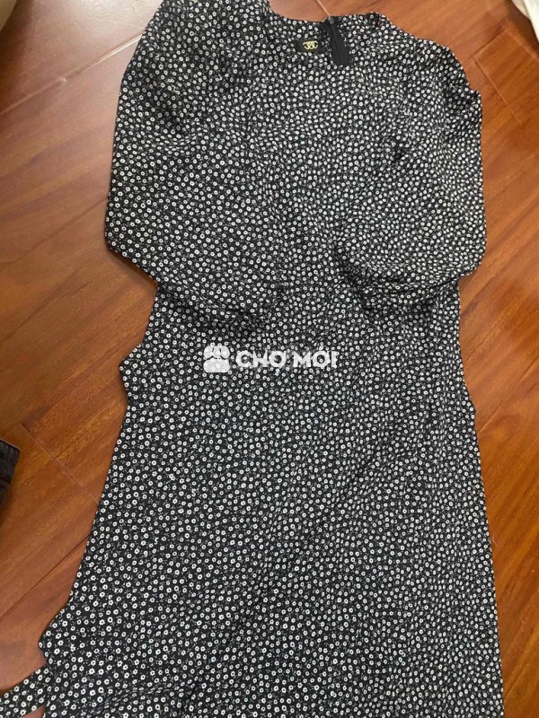 Đầm Nữ Đen Hoa nhí