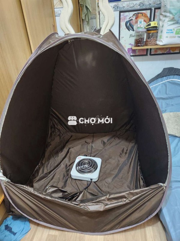 Bếp hơ lá trầu và lều xông