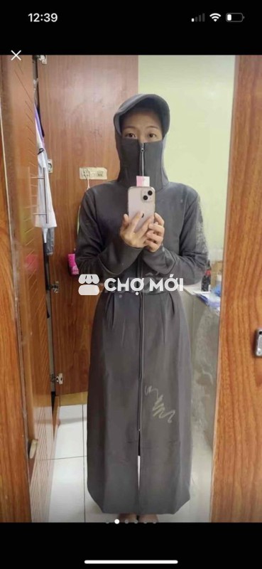 Áo chống nắng toàn thân nữ dáng croptop