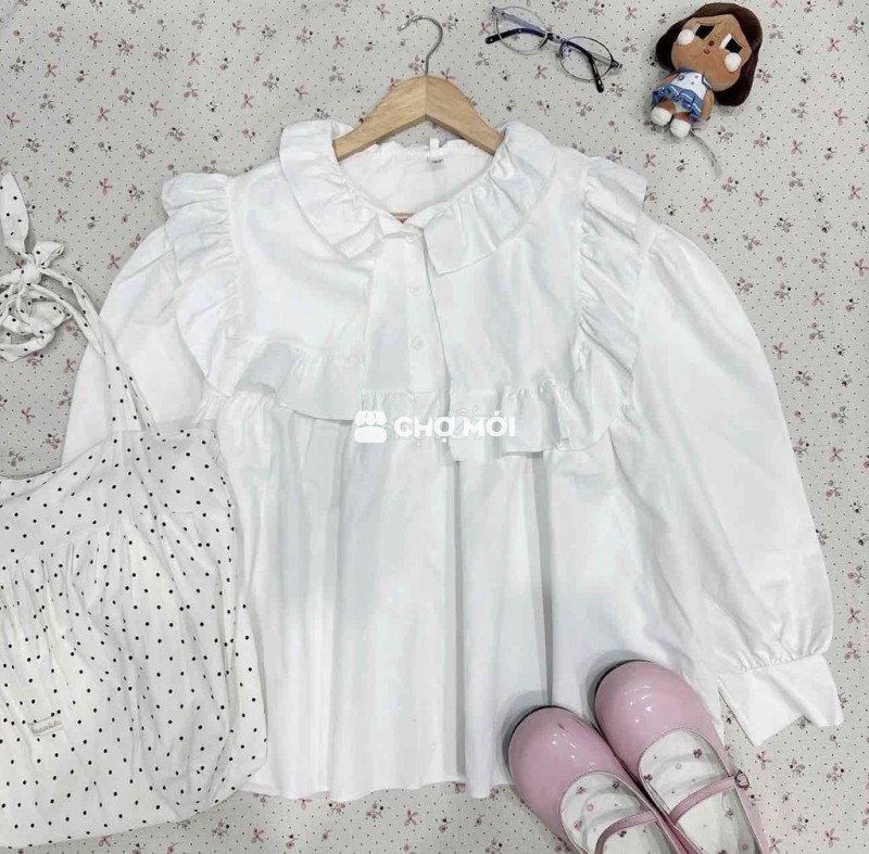 Áo sơ mi nữ vải size 69x110 99%