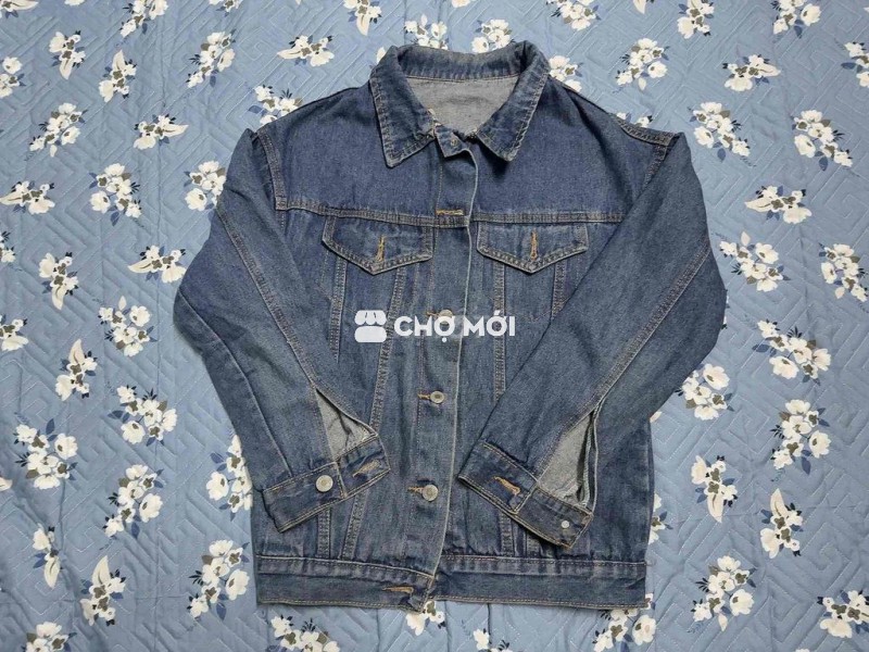 Áo khoác Jean nữ Xanh dương đã sử dụng