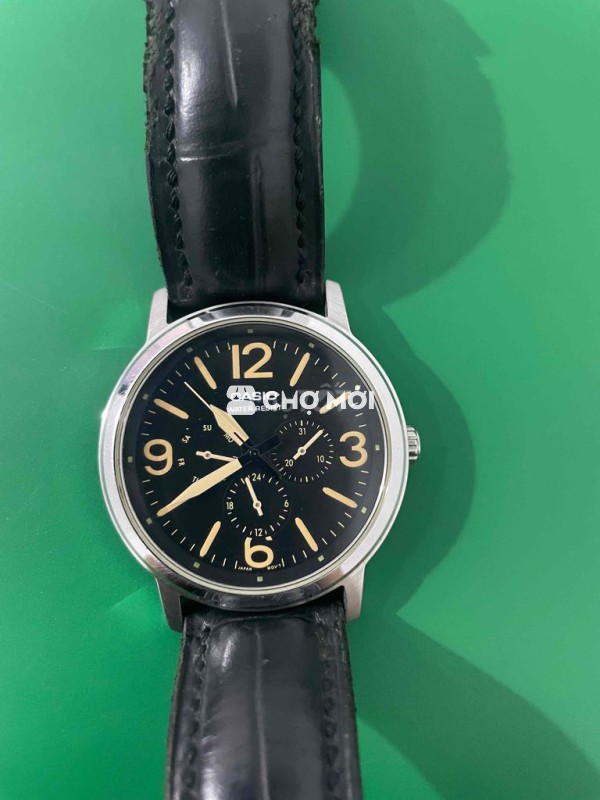 Đồng hồ Casio Nam Dây da Đen 42mm