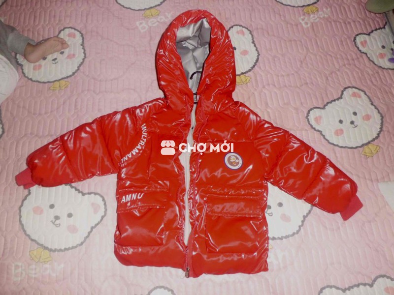 Áo phao trẻ em Đỏ đậm