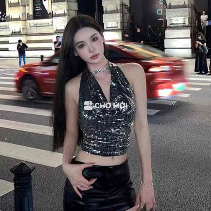 Áo dây nữ lấp lánh size M