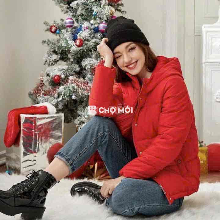 Áo khoác phao nữ size S Mới 100%