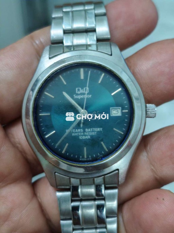 Xác đồng hồ Nhật,size 36mm,1lịch,kính chầy,chạy OK