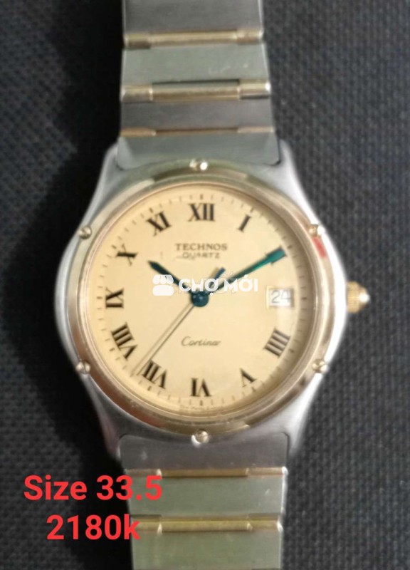 Đồng hồ Technos Cortina Nam Thép