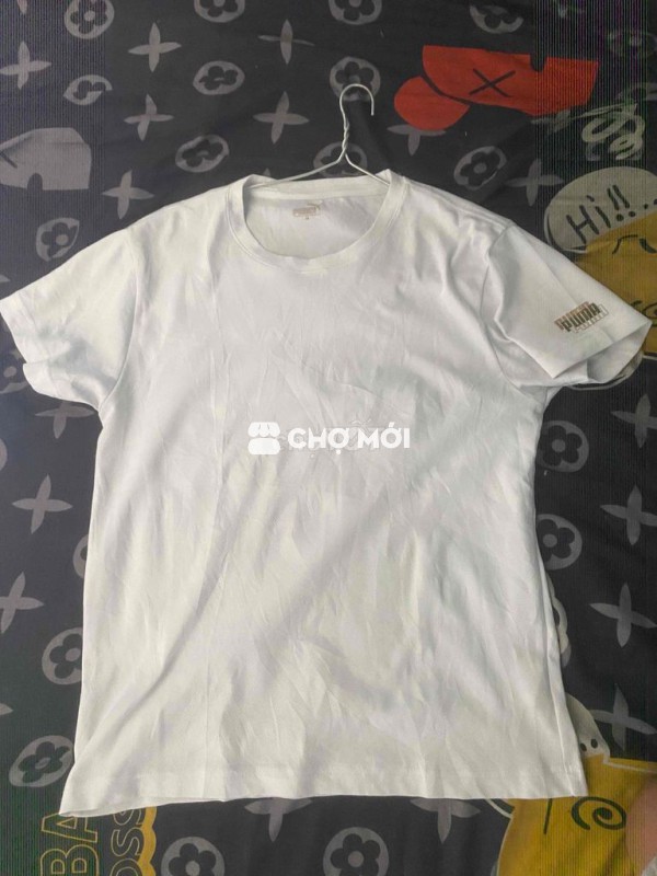 áo thun puma chính hãng tag M, cở 45kg đến 65kg