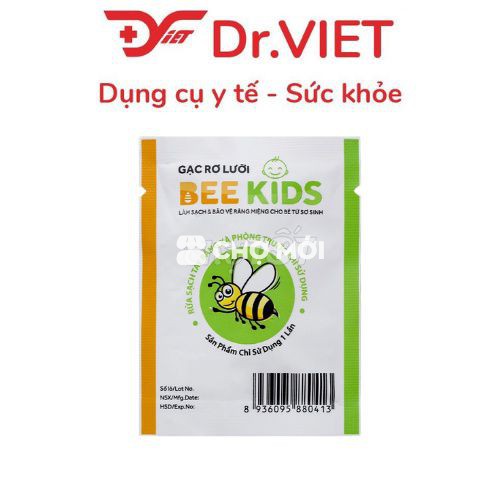 Gạc rơ lưỡi Bee Kids