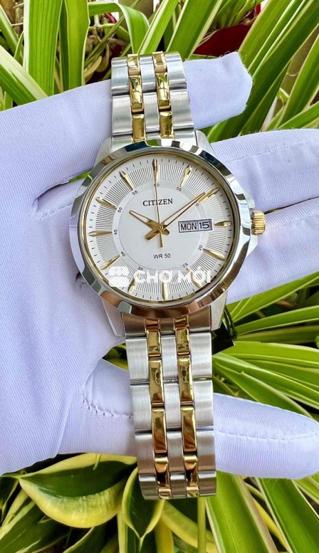 Đồng hồ Citizen Nam Bạc Vàng
