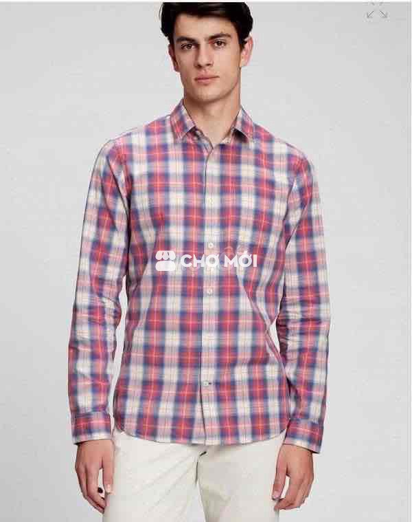 Áo sơ mi nam Cotton kẻ caro XL