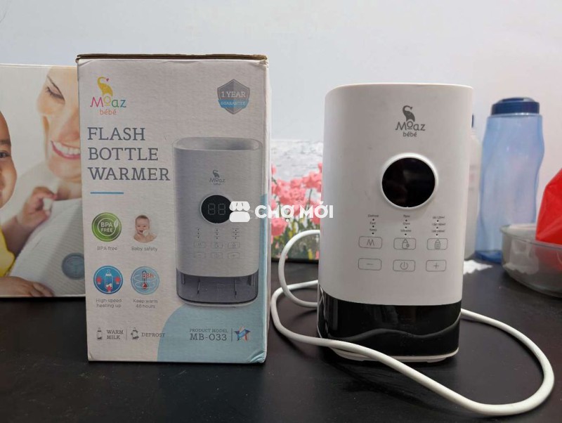 Máy hâm sữa Moaz BéBé MB-033 Trắng