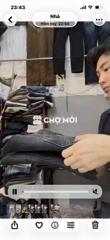 Quần jeans nam size 33