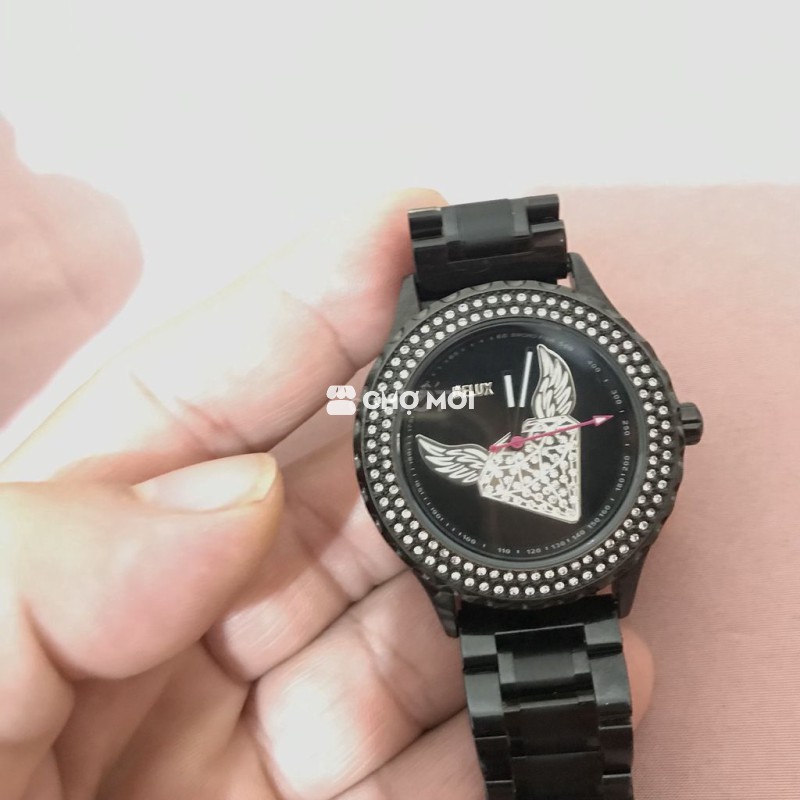 Đồng hồ đeo tay Kim loại, da, cao su