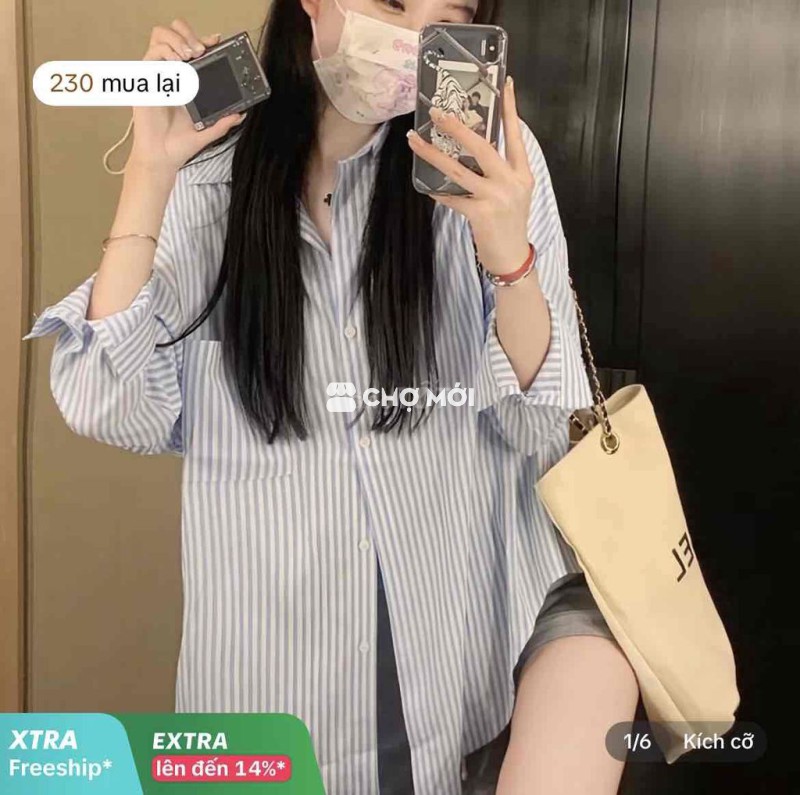 Áo sơ mi nữ oldschool