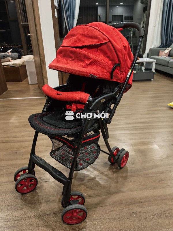 Xe đẩy Aprica Flyle Đỏ + Tặng địu ngồi