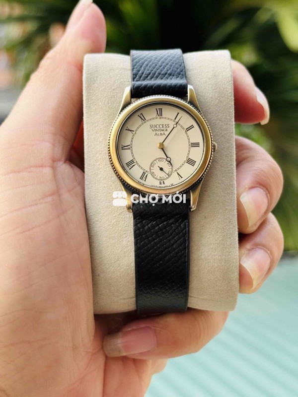 Đồng hồ Alba Seiko Uinsex la mã kim rốn khía đẹp