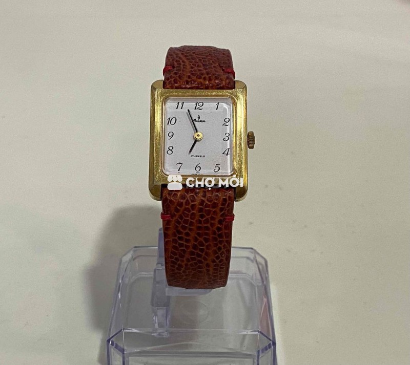 Đồng hồ Aroma Nam 25x32mm Nâu