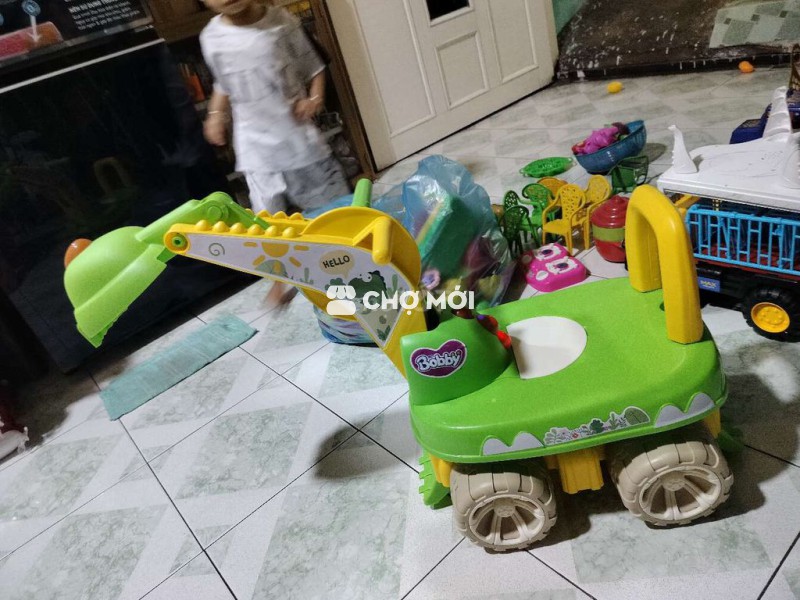 Xe chòi chân Khủng long Xanh lá