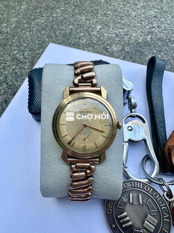 Gruen Precision 33mm vintage Metal bezel 10K