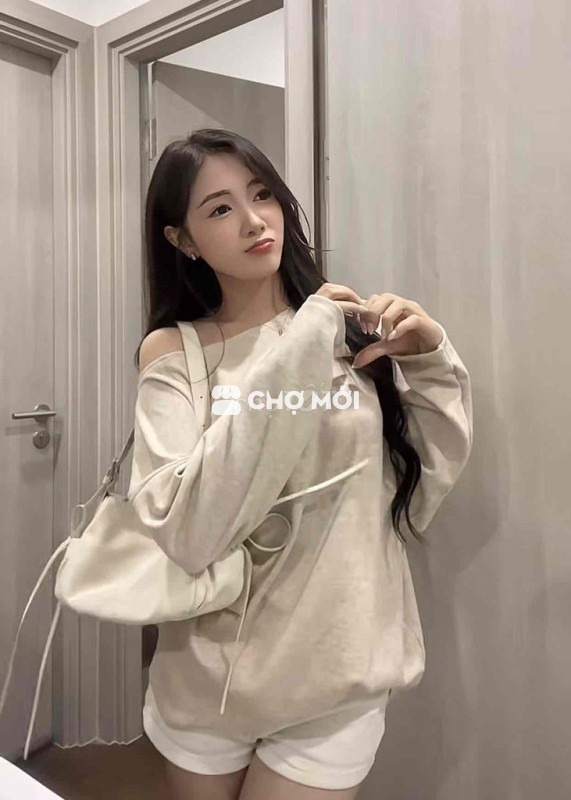 Áo trễ vai nữ Thun tăm Freesize